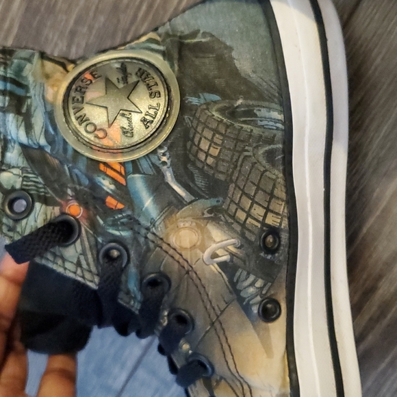 🦇 Converse X DC Comics BATMAN Chuck Taylor Hi Top Shoes - Picture 9 of 16